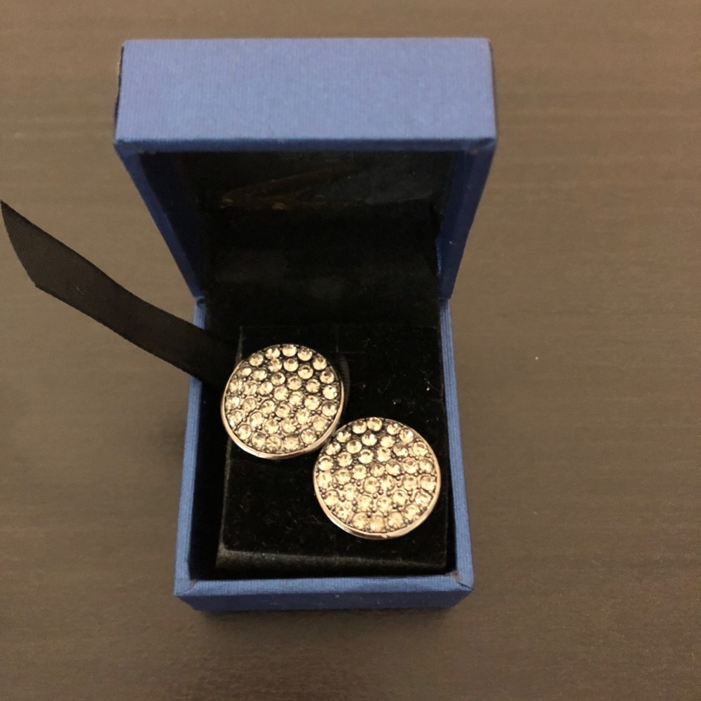 Chromed Brilliant Guess Vintage Studs